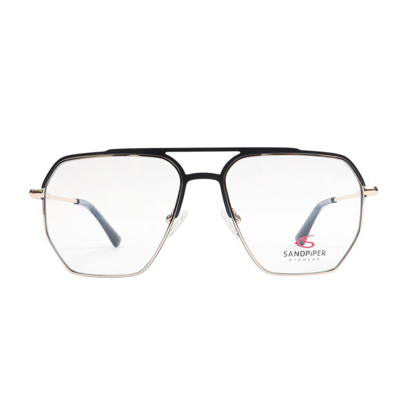 SandPiper Men Matt Blue Aviator Full Rim Eyeglasses Frame SP24020