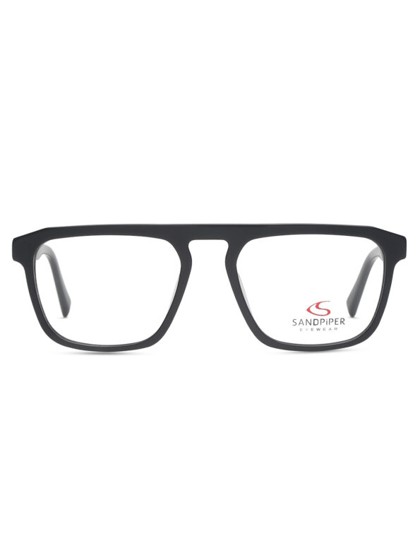 SandPiper Square Lightweight Full Rim Spectacle Frame For Men & Women Acetate Dark Solid Blue Eyeglasses